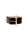 Alexander Mcqueen Sling Belt In Black