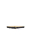 Alexander Mcqueen Mcqueen T-bar Hip Belt In Black