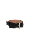Alexander Mcqueen Sling Belt In Black