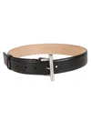 Alexander Mcqueen Alexander Mc Queen Belts In Black/silver