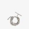 Alexander Mcqueen Sling Bracelet In Palladium