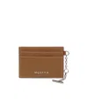 Alexander Mcqueen Sling Card Holder In Brown