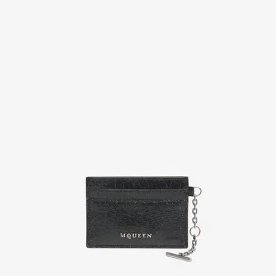 Alexander Mcqueen Sling Card Holder In Caramel