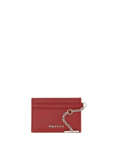 Alexander Mcqueen Alexander Mc Queen "sling" Card Holder In Red