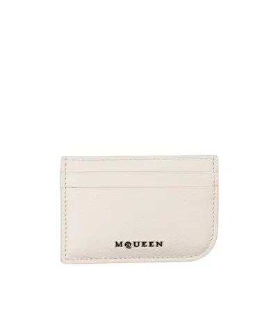 Alexander Mcqueen Sling Card Holder In White