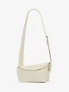 Alexander Mcqueen Leather T-bar Sling Cross-body Bag In Neutral
