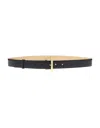 Alexander Mcqueen Mcqueen T-bar Hip Belt In Black