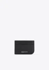 Alexander Mcqueen Sling Logo Plaque Card Holder In Black