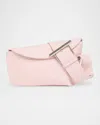 Alexander Mcqueen Mcqueen T-bar Sling Asymmetric Leather Crossbody Bag