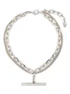 Alexander Mcqueen 'sling' Necklace In Silver