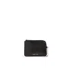 Alexander Mcqueen T-bar Zip Coin Leather Pouch