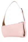 Alexander Mcqueen Pink Leather Sling T-bar Crossbody Bag In Pink