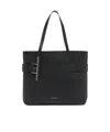 Alexander Mcqueen Alexander Mc Queen T Bar Leather Tote Bag In Black