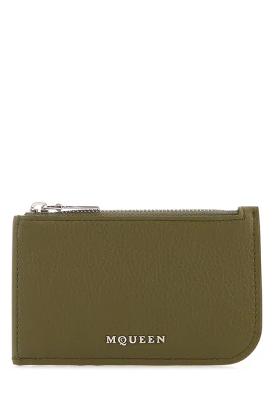 Alexander Mcqueen Sling Zip Card Case-tu Nd  Male