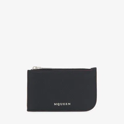ALEXANDER MCQUEEN MCQUEEN SLING ZIP CARD HOLDER