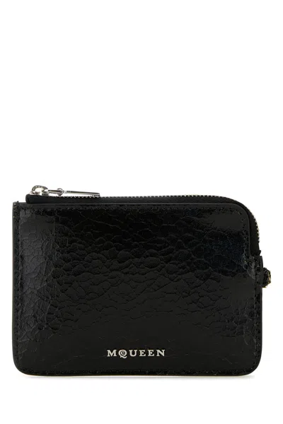 Alexander Mcqueen Sling Zip Coin Pouch-tu Nd  Male