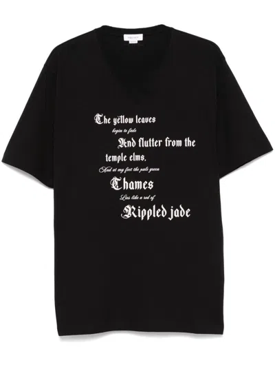 ALEXANDER MCQUEEN ALEXANDER MCQUEEN SLOGAN T-SHIRT IN COTTON