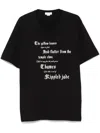 Alexander Mcqueen Maxi Print T-shirt In Nero E Avorio