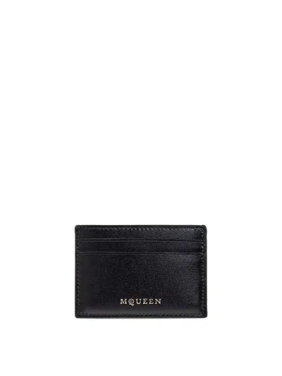 Alexander Mcqueen Small Leather Goods In Black