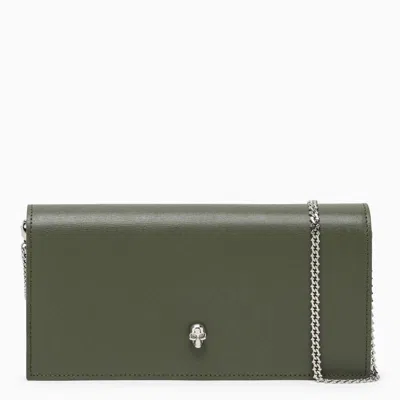 Alexander Mcqueen Small Leather Goods In Green