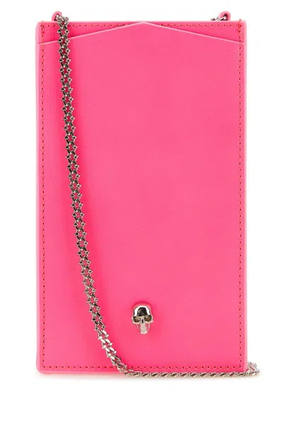 Alexander Mcqueen Small Leather Goods In Pink