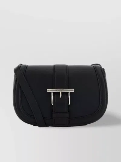 ALEXANDER MCQUEEN SMALL LEATHER SATCHEL CROSSBODY BAG