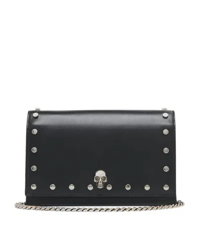 Alexander Mcqueen Skull Small Crossbody Bag In Black