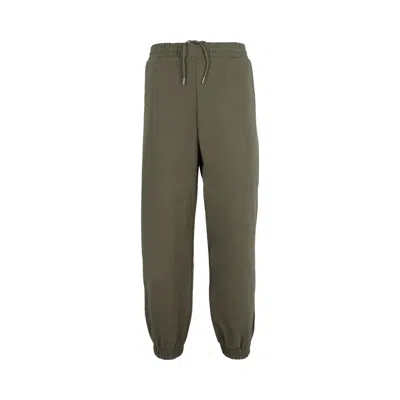 Pre-owned Alexander Mcqueen Small Metal Logo Sweatpants 'military Khaki' | Green | Men's Size Xxl