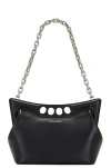 Alexander Mcqueen The Peak Shoulder Bag In Black