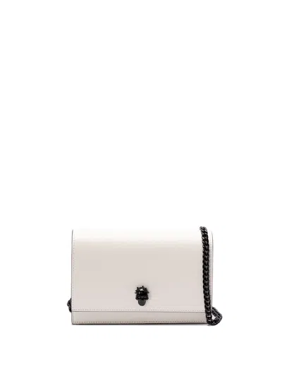 Alexander Mcqueen Small `skull` Bag In Beige
