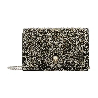 Alexander Mcqueen Small Skull Bag In Black
