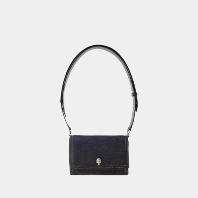 Alexander Mcqueen Small Skull Crossbody -  - Leather - Black