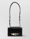 Alexander Mcqueen Small Skull Chain Cross-body Bag In Black