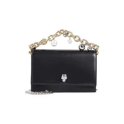 Alexander Mcqueen Small Skull Clutch Unica In Pink