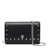 Alexander Mcqueen Small Skull Crossbody Bag In Black