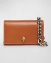 Alexander Mcqueen Small Skull-plaque Leather Crossbody Bag