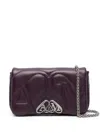 Alexander Mcqueen Small The Seal Shoulder Bag In Purple