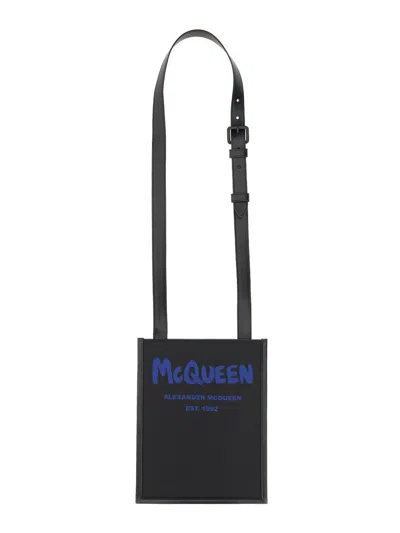 【送料&関税込】Alexander McQueen Smartphone Bag With Graffi Alexander Mcqueen Smartphone Bag With Graffiti Logo | ModeSens