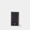 Alexander Mcqueen Skull Phone Case -  - Leather - Denim In Blue