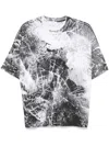 Alexander Mcqueen Smashed Screen-print T-shirt In White