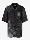 Alexander Mcqueen Smashed Screen Shirt In Black