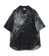 Alexander Mcqueen Smashed Screen Print Shirt In Black