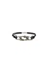 ALEXANDER MCQUEEN "SNAKE AND SKULL BRACELET WITH INTRICATE