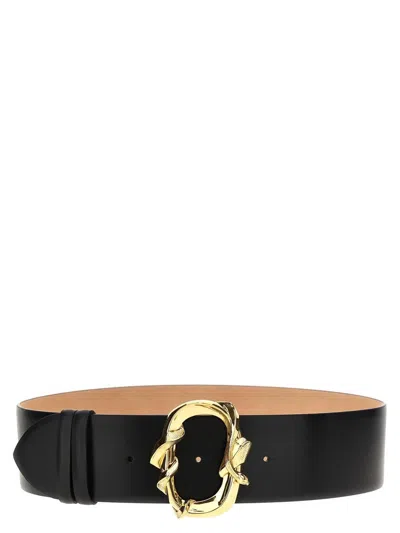 Alexander Mcqueen 'snake' Belt In Black