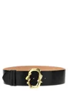 Alexander Mcqueen Snake-buckle Leather Belt