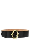Alexander Mcqueen Mcqueen Women 'snake' Belt In Black