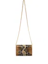 Alexander Mcqueen Snakeskin Shoulder Bag