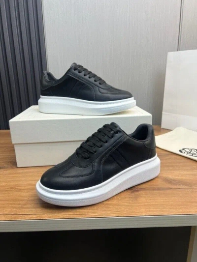 Pre-owned Alexander Mcqueen Sneake Black White Men's Casual Shoes Size8-12