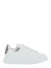 Alexander Mcqueen White Sneakers With Logo Patch On The Tongue And Embossed Logo On The Heel In Leather Woman In White