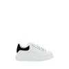 Alexander Mcqueen Rubber Sole Perforated Detailing Contrast Heel Tab In White